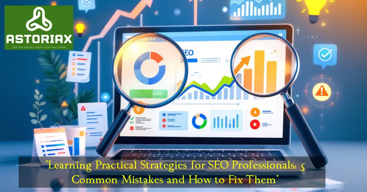 "Learning Practical Strategies for SEO Professionals: 5 Common SEO Mistakes and How to Fix Them with Charts and Data Analysis."
